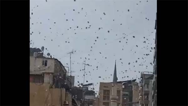 مناشير إسرائيلية فوق فردان والحمرا وعين المريسة في بيروت