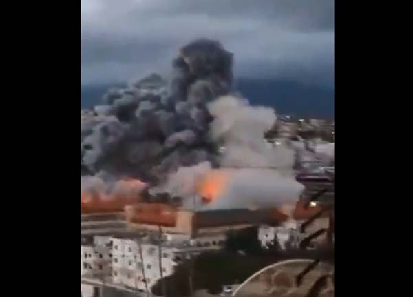 النبطية تعرضت اليوم لاعنف غارات اوقعت اصابات وادت الى تدمير مبان ومحلات تجارية