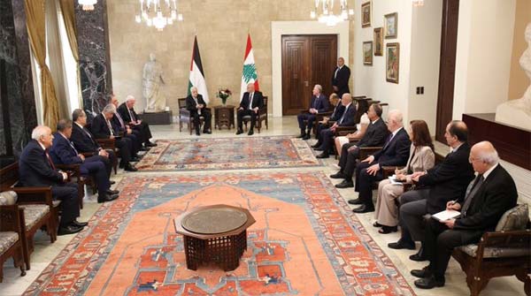 بيان لبناني - فلسطيني مشترك: التزام بمبدأ حصرية السلاح بيد الدولة اللبنانية  