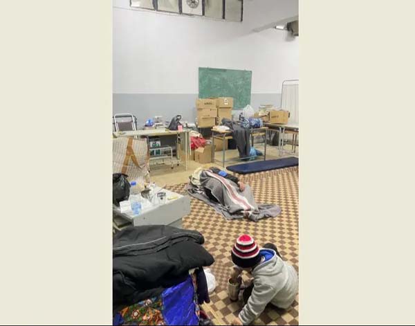 صيدا: زحمة خانقة ونقص في المستلزمات الأساسية  في مراكز الايواء