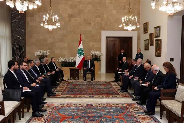 عون وسلام استقبلا عراقجي.. قرار الحرب والسلم هو في يد الحكومة دون سواها وعليها حصر السلاح بيدها وحدها