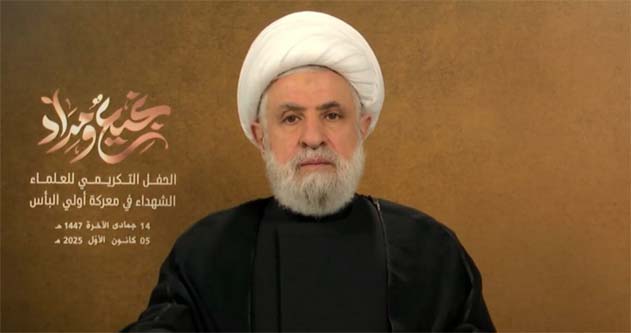 قاسم في مهرجان "نجيع ومداد": المشاركة بمدني في الميكانيزم سقطة وتنازل لن يُغير من موقف العدو