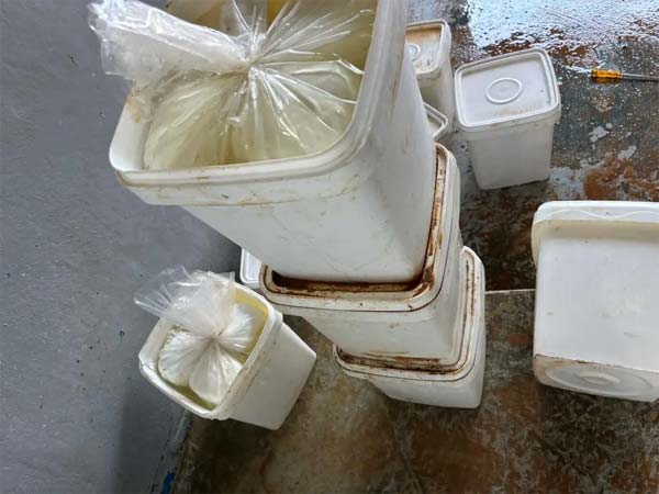 الجمارك ضبطت مستودعا يحوي على كمية تفوق 3 طن من الاجبان الملوثة