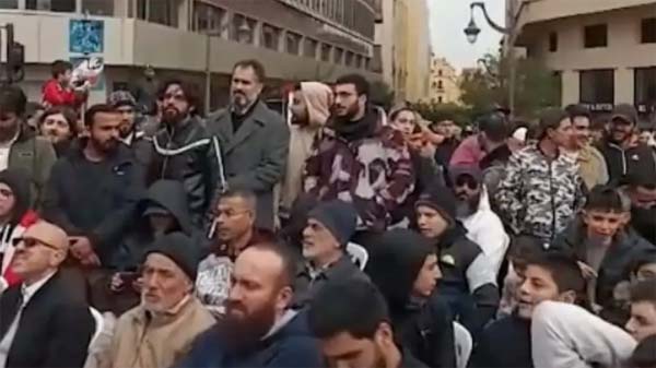 أهالي الموقوفين اعتصموا في ساحة رياض الصلح ومطالبة بتحقيق العدالة وتحسين أوضاع السجناء