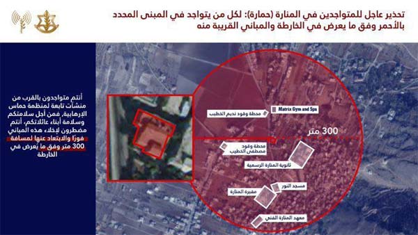 تهديد إسرائيلي بمهاجمة مباني في قرى لبنانية