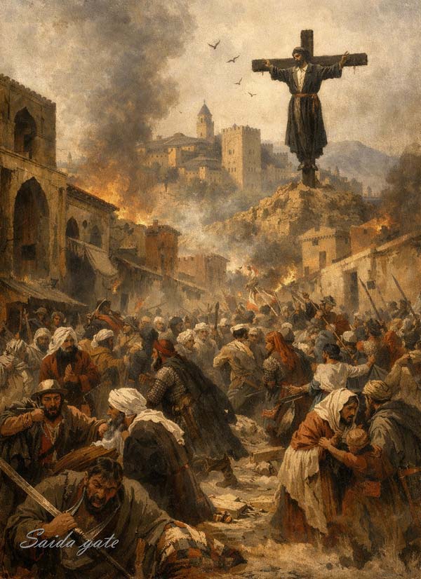 غرناطة تحترق: يوم صُلب الوزير وقُتل آلاف اليهود