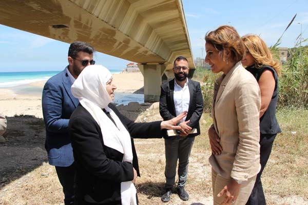 وزيرة البيئة تفقدت موقع "المشروع البيئي النموذجي للحلول القائمة على الطبيعة" شمال صيدا