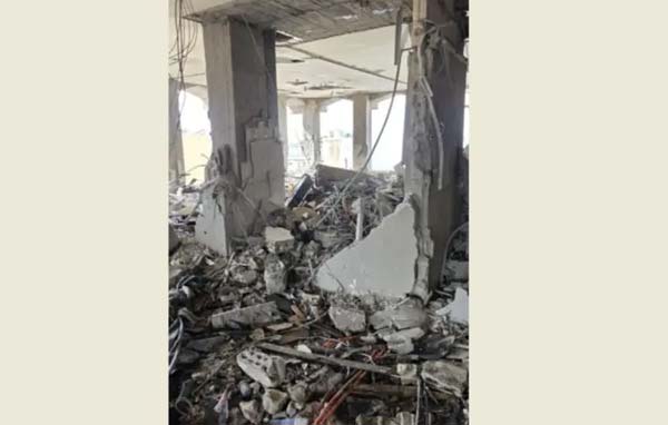 شهداء وجرحى بغارة استهدفت مبنى المقاصد في صيدا