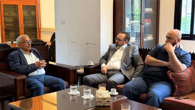 أسامة سعد اكد امام وفد من لجنة بلال بن رباح أهمية "نزع ذرائع الفتن ودور الجميع في حماية السلم الأهلي"