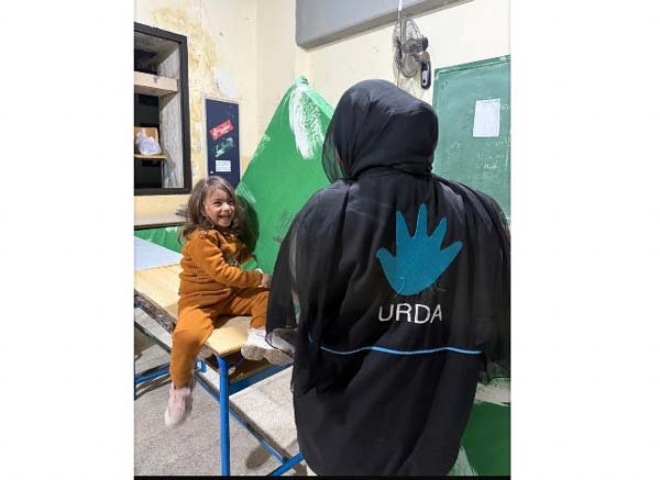 URDA إستقبلت 300 عائلة نازحة في المدرسة اللبنانية الكويتية في صيدا : دعم انساني عاجل