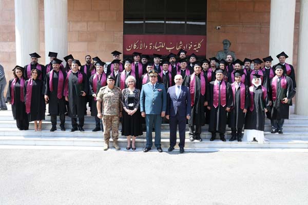 الجامعة اللبنانية والجيش اللبناني يحتفلان بتخريج الدفعة الثالثة من طلاب ماستر الدراسات الاستراتيجية