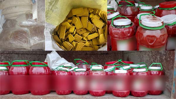 ضبط أطنان من المواد الغذائية الفاسدة والمنتهية الصلاحية داخل أحد المستودعات في بر الياس