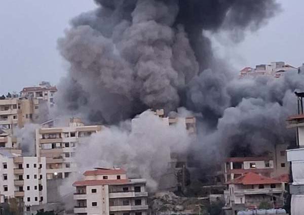 طوارىء الصحة: 19 جريحا جراء الغارات المعادية على قناريت بينهم اعلاميون