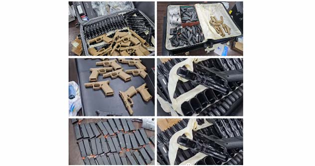 جمارك المطار ضبطت 90 مسدسا مفككا في حقائب احد القادمين من فرنسا