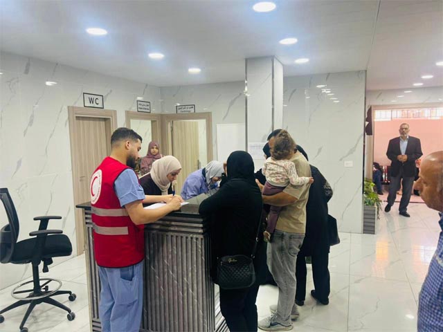 جمعية الهلال الأحمر الفلسطيني ومؤسسة الرسالة توحّدان الجهود في يوم طبي مجاني مجاني في صيدا