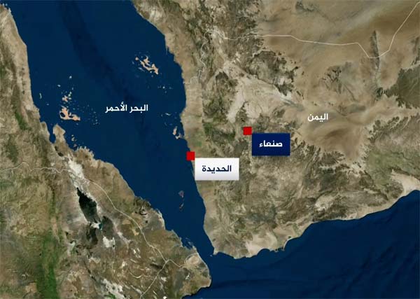 غارات إسرائيلية على ميناء الحديدة باليمن