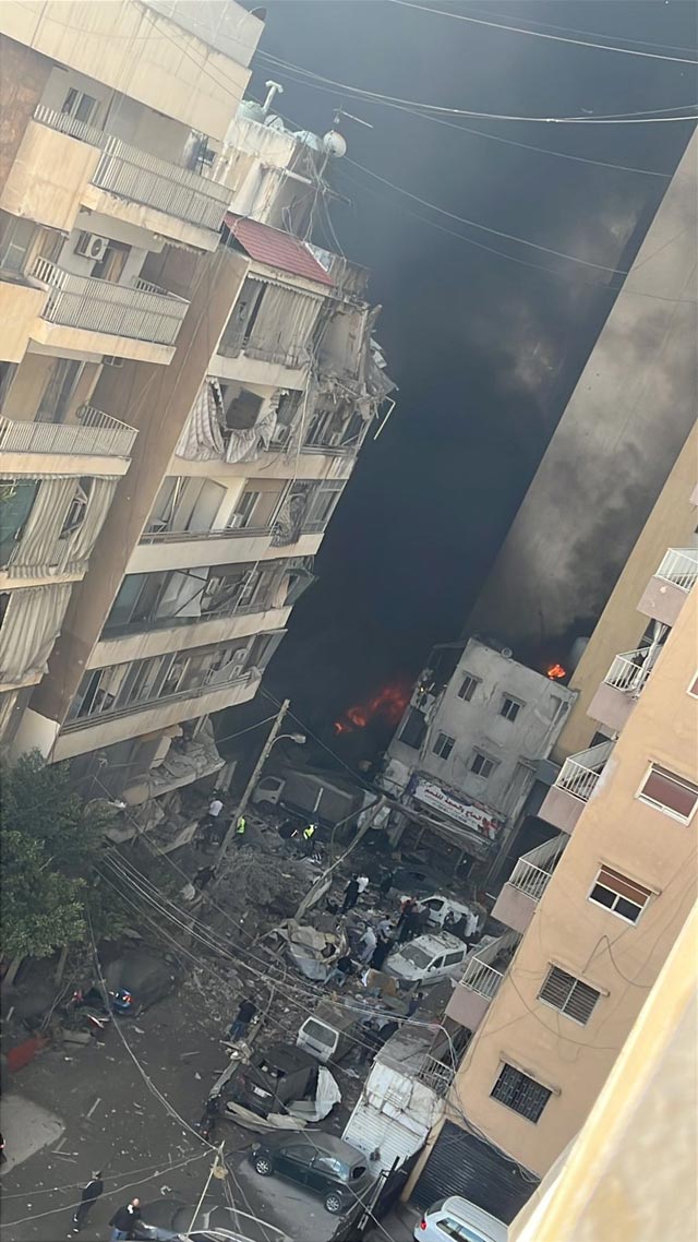 غارات إسرائيلية في بيروت 