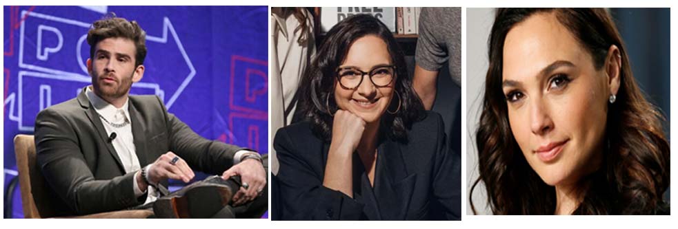 مؤثر مناهض لإسرائيل يهاجم "اليهوديتان" الممثلة غال غادوت.. و الصحفية باري وايس