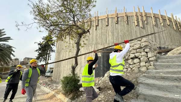 مؤسسة مياه لبنان الجنوبي: مواصلة أشغال بناء خزان أرضي اقليمي سعة 2500 متر مكعب في منطقة الفوار