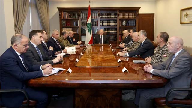 عون من غير المسموح عرقلة تنفيذ الإجراءات الأمنية والسلم الاهلي خط احمر.. وسنوفر  كل التسهيلات لعودة النازحين