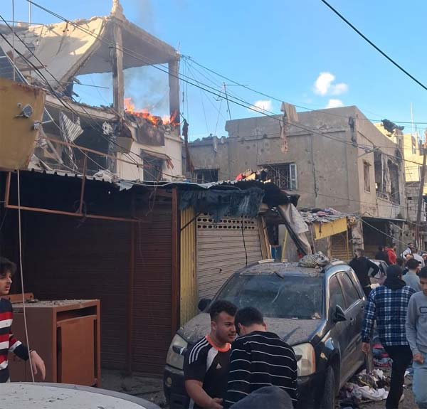 شهيد بغارة على تعمير عين الحلوة..