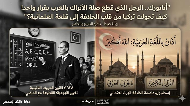 أتاتورك.. الرجل الذي قطع صلة الأتراك بالعرب بقرار واحد! كيف تحولت تركيا من قلب الخلافة إلى قلعة العلمانية؟