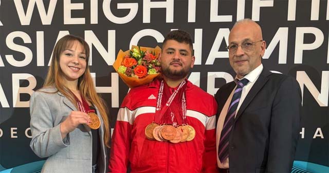 محمد زيتون يحصد 11 ميدالية برونزية في بطولتي العرب وغرب آسيا لرفع الأثقال