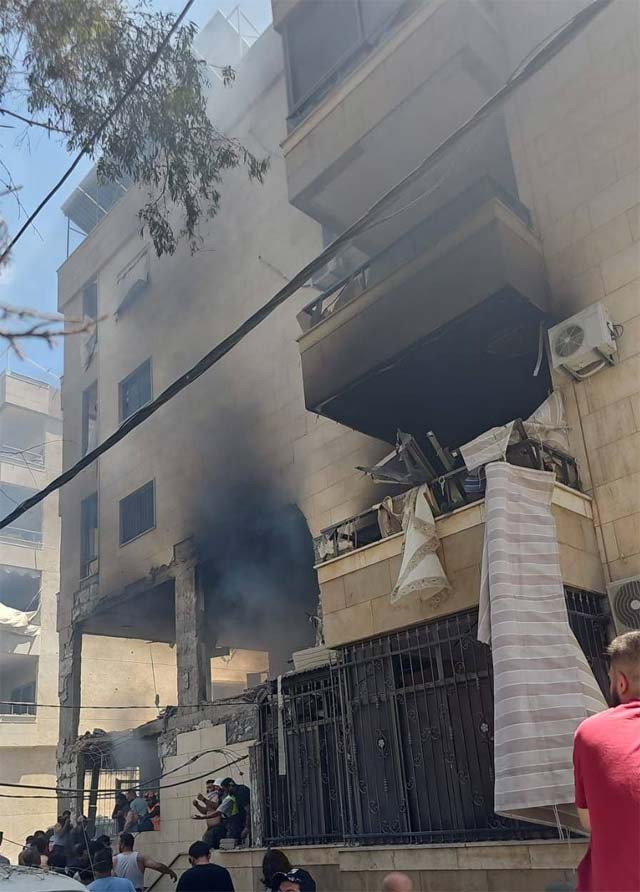 استهداف شقة في الشويفات..