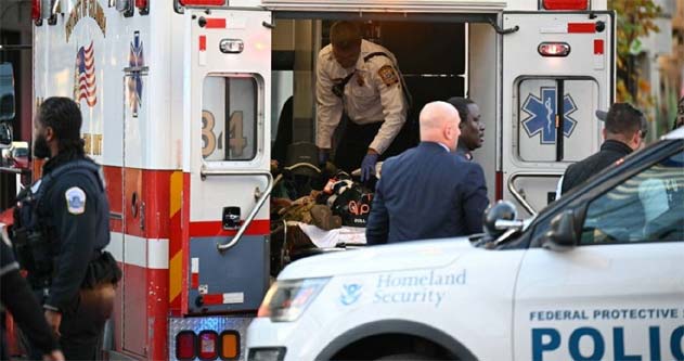 مقتل عنصرين من الحرس الوطني الأمريكي أمام البيت الأبيض بإطلاق النار عليهم..