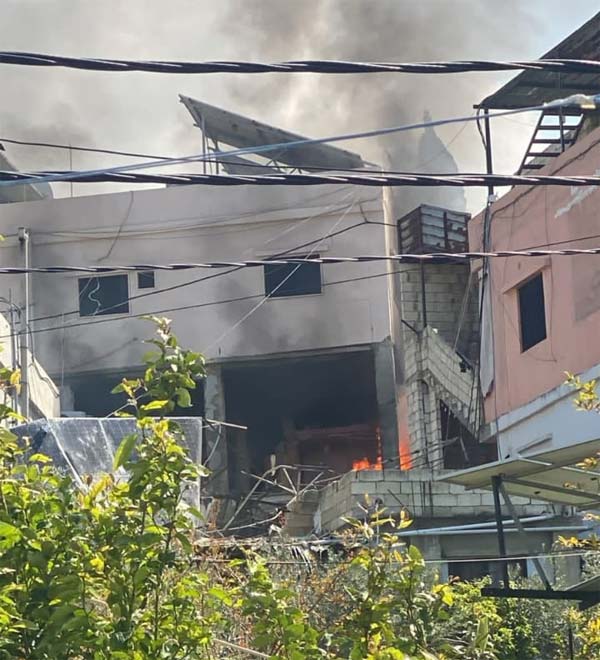 استهداف منزل في محيط مخيم المية ومية ـ صيدا..