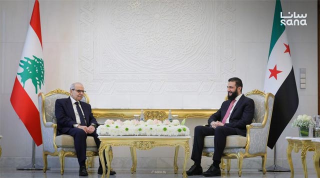سلام بعد لقاء الشرع في دمشق: أحرزنا تقدما كبيرا في معالجة القضايا بين لبنان وسوريا
