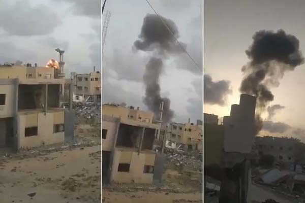 مغردون: نصف ساعة من "أهوال يوم القيامة" في خان يونس