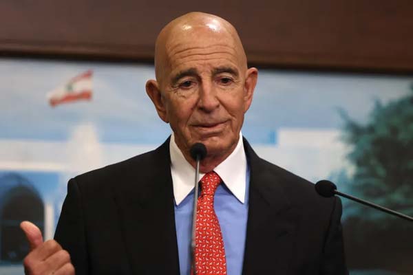 توم براك.. إسرائيل ليست ديمقراطية