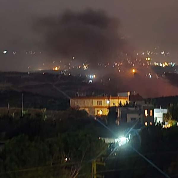 سلسلة غارات استهدفت اطراف بلدة جباع ومرتفعات جبل صافي