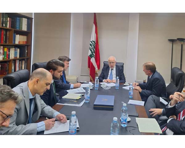 نصار استقبل وفد وزارة الخزانة الاميركية: ليس هناك أي طلب للقيام بأي عمل محدد