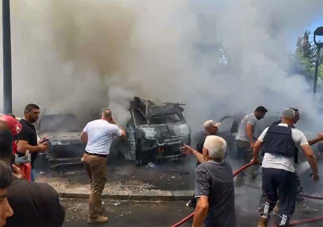 شهيدان في استهداف سيارة في صيدا